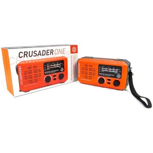 72HRS CRUSADER ONE NOAA Flashlight Analog Radio