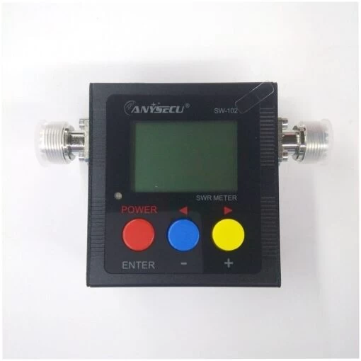 Anysecu SW-102 125-525Mhz Digital VHF/UHF Antenna Power & SWR Meter With SO239 Connector For Mobile Radio