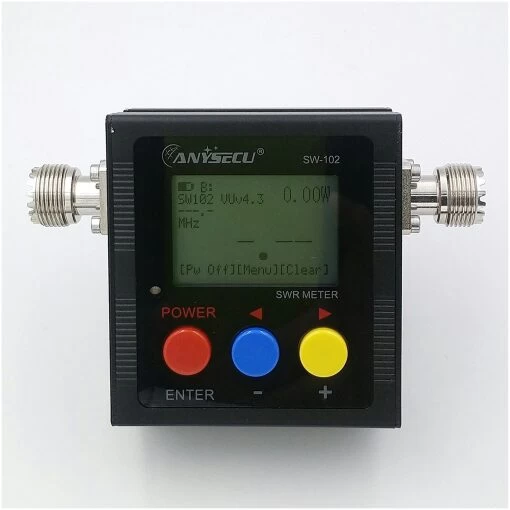 Anysecu SW-102 125-525Mhz Digital VHF/UHF Antenna Power & SWR Meter With SO239 Connector For Mobile Radio - Image 4